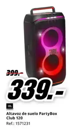 MediaMarkt JBL Altavoz de suelo PartyBox Club 120 oferta