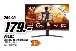 MediaMarkt AOC Monitor 31,5" C32G42ZE oferta