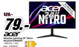 MediaMarkt Monitor gaming 24" Nitro KG243YX1BMIPX oferta