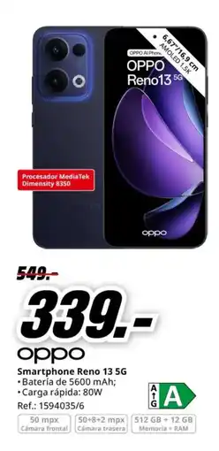 MediaMarkt OPPO Smartphone Reno 13 5G oferta