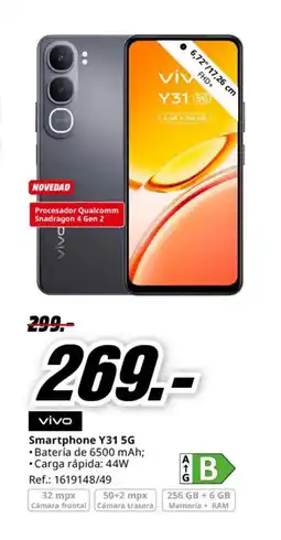 MediaMarkt VIVO Smartphone Y31 5G oferta