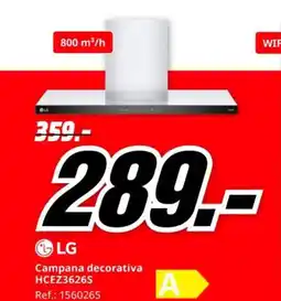 MediaMarkt LG Campana decorativa HCEZ3626S oferta