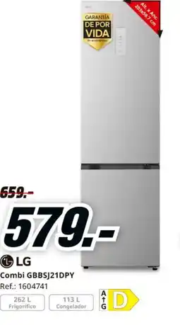 MediaMarkt LG Combi GBBSJ21DPY oferta