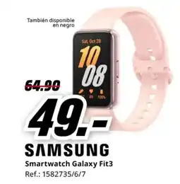 MediaMarkt SAMSUNG Smartwatch Galaxy Fit3 oferta