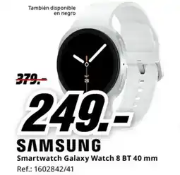 MediaMarkt SAMSUNG Smartwatch Galaxy Watch 8 BT 40 mm oferta