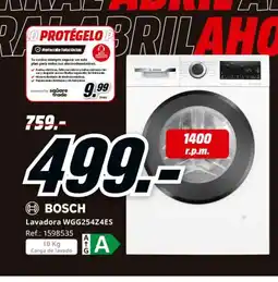 MediaMarkt BOSCH Lavadora WGG254Z4ES oferta