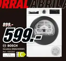 MediaMarkt BOSCH Secadora WQG245D0ES oferta