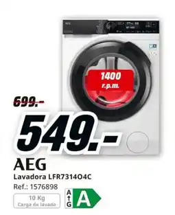 MediaMarkt AEG Lavadora LFR731404C oferta