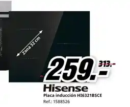 MediaMarkt HISENSE Placa inducción HI6321BSCE oferta