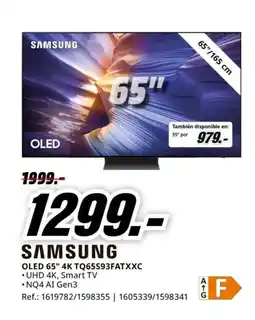 MediaMarkt SAMSUNG OLED 65" 4K TQ65S93FATXXC oferta
