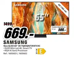 MediaMarkt SAMSUNG Neo QLED 65" 4K TQ65QN73FATXXC oferta