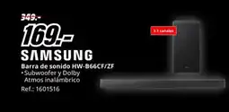 MediaMarkt SAMSUNG Barra de sonido HW-B66CF/ZF oferta
