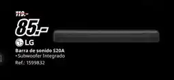 MediaMarkt LG Barra de sonido S20A oferta