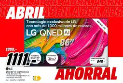 MediaMarkt LG QNED 86" 4K 86QNED81A6A oferta