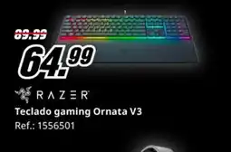 MediaMarkt RAZER Teclado gaming Ornata V3 oferta