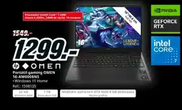 MediaMarkt HP OMEN Portátil gaming OMEN 16-AM0008NS oferta