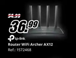 MediaMarkt TP-LINK Router WiFi Archer AX12 oferta
