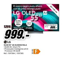 MediaMarkt LG OLED 55" 4K OLED55C55LA oferta