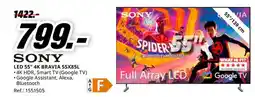 MediaMarkt SONY LED 55" 4K BRAVIA 55X85L oferta