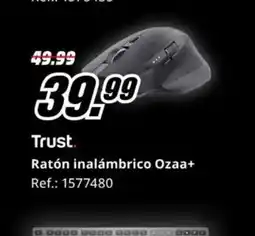 MediaMarkt TRUST Ratón inalámbrico Ozaa+ oferta