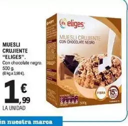 E.Leclerc ELIGES Muesli crujiente oferta