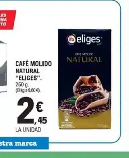 E.Leclerc ELIGES Café molido natural oferta