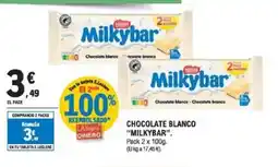 E.Leclerc MILKYBAR Chocolate blanco oferta