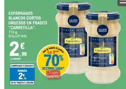 E.Leclerc CARRETILLA Espárragos blancos cortos gruesos en frasco oferta