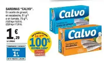 E.Leclerc CALVO Sardinas oferta
