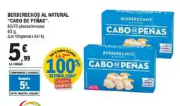 E.Leclerc CABO DE PEÑAS Berberechos al natural oferta