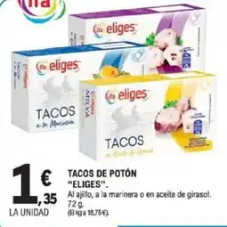 E.Leclerc ELIGES Tacos de potón oferta