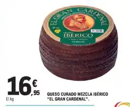 E.Leclerc EL GRAN CARDENAL Queso curado mezcla ibérico oferta