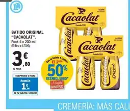 E.Leclerc CACAOLAT Batido original oferta