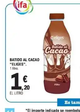 E.Leclerc ELIGES Batido al cacao oferta