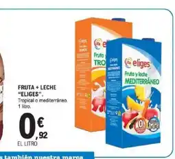 E.Leclerc ELIGES Fruta + leche oferta
