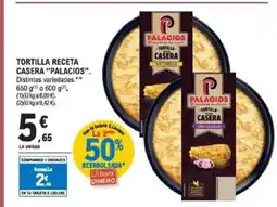 E.Leclerc PALACIOS Tortilla receta casera oferta