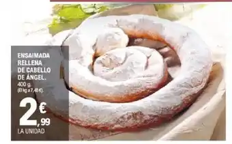 E.Leclerc Ensaimada rellena de cabello de ángel oferta