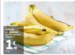 E.Leclerc Plátano de canarias oferta