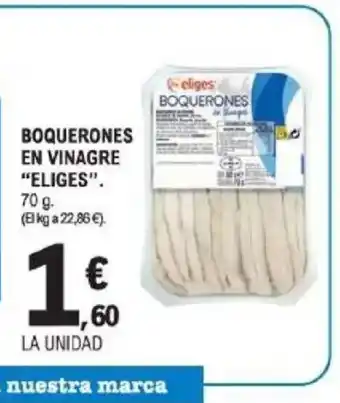 E.Leclerc ELIGES Boquerones en vinagre oferta