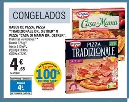 E.Leclerc Bases de pizza, pizza tradizionale dr. oetker o pizza casa di mama dr. oetker oferta