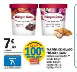 E.Leclerc HÄAGEN-DAZS Tarrina de helado oferta
