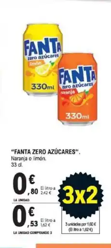 E.Leclerc FANTA Zero azúcares oferta