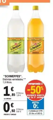 E.Leclerc SCHWEPPES oferta