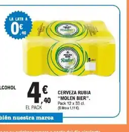 E.Leclerc MOLEN BIER Cerveza rubia oferta