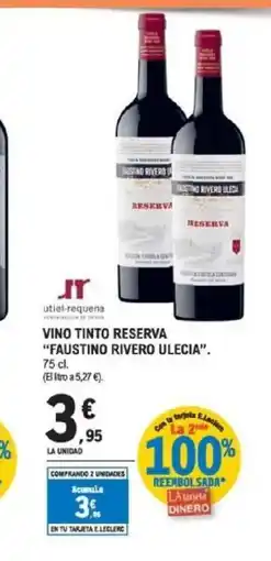 E.Leclerc FAUSTINO RIVERO ULECIA Vino blanco "valderivero oferta