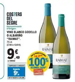 E.Leclerc RAIMAT Vino blanco godello o albariño oferta