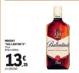 E.Leclerc BALLANTINE'S Whisky oferta