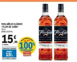 E.Leclerc FLOR DE CAÑA Ron añejo clásico oferta