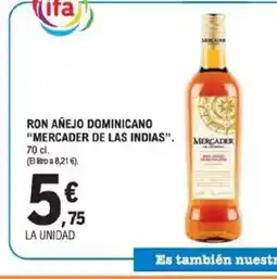 E.Leclerc MERCADER DE LAS INDIAS Ron añejo dominicano oferta