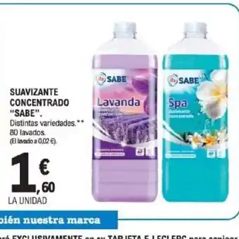E.Leclerc SABE Suavizante concentrado oferta